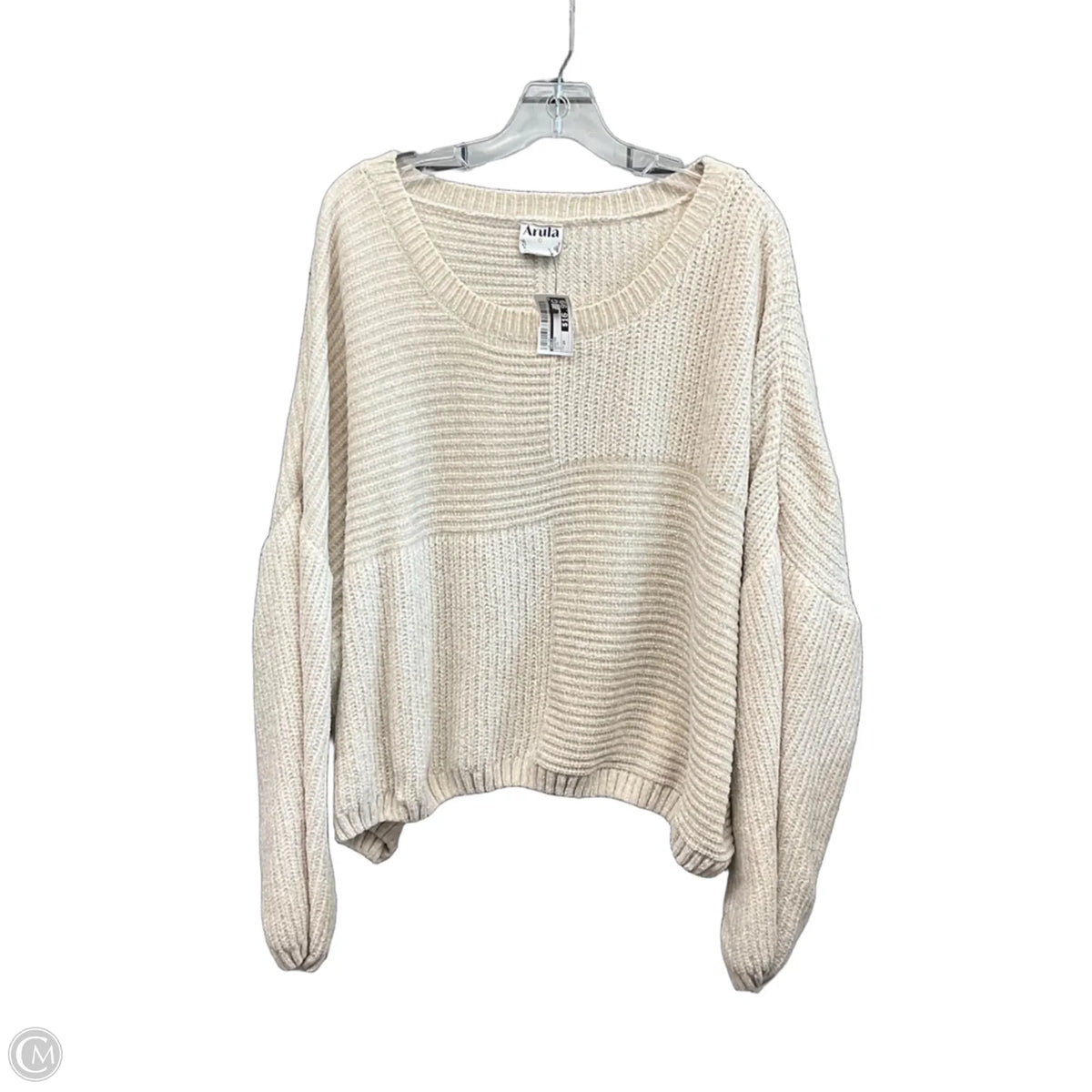 Sweater By Arula In Beige, Size: 2x