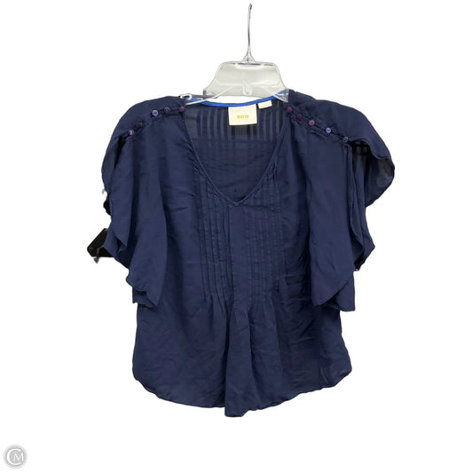 Top Short Sleeve By Maeve In Navy, Size: 0