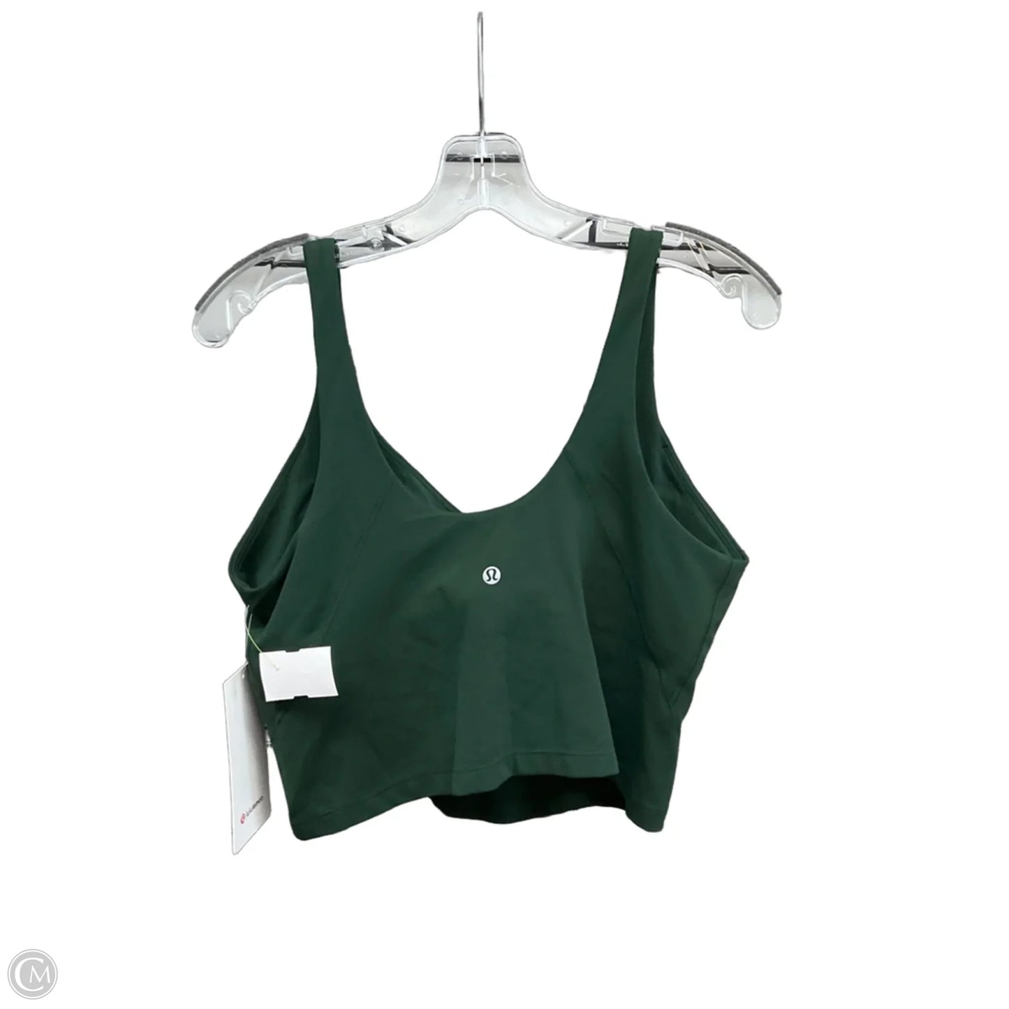 Athletic Tank Top By Lululemon In Green, Size: 14