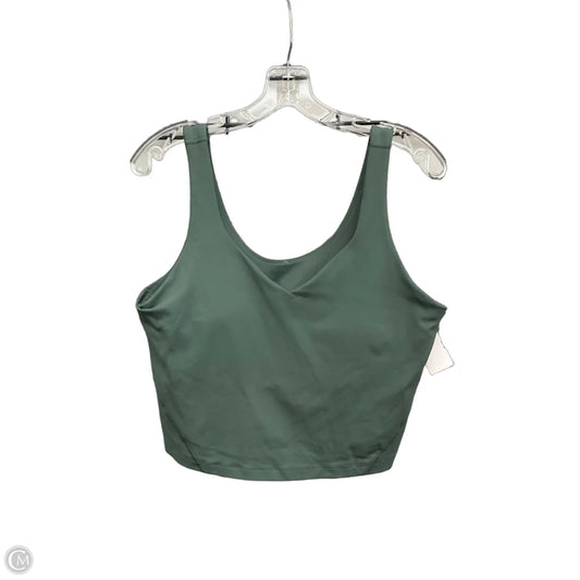 Athletic Tank Top By Lululemon In Green, Size: 16