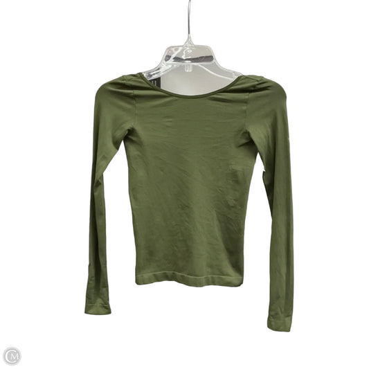 Top Long Sleeve Basic By Free People In Green, Size: Xs