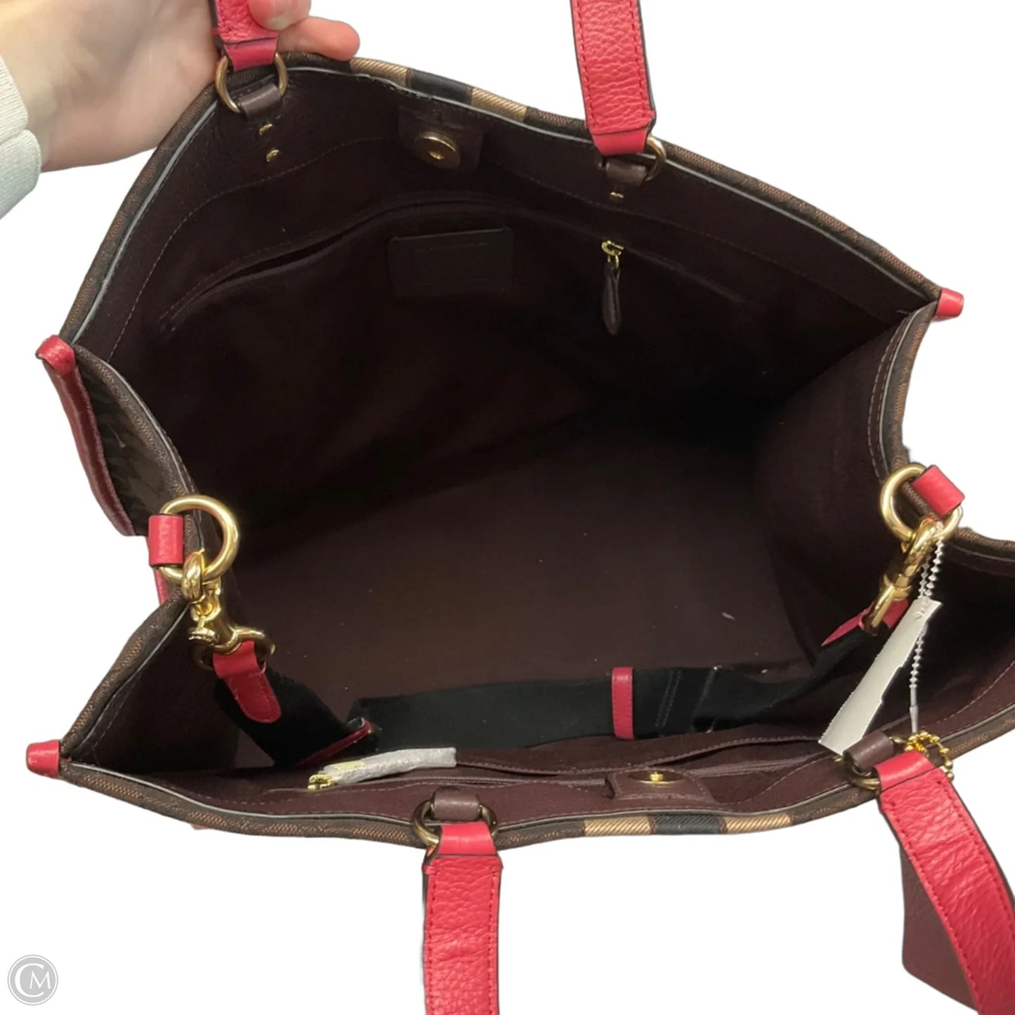 Handbag Designer By Coach, Size: Large