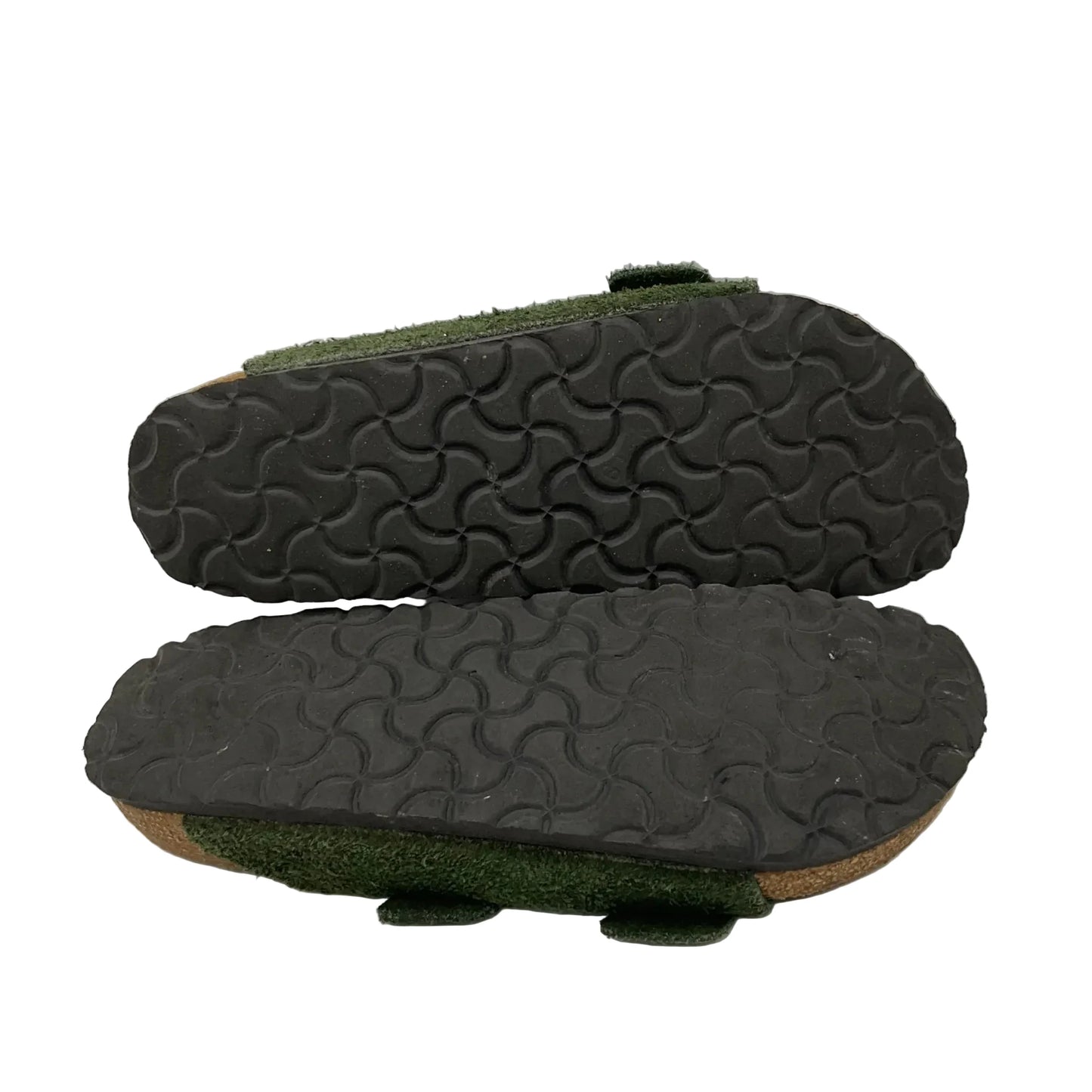 Sandals Flats By Birkenstock In Green, Size: 7
