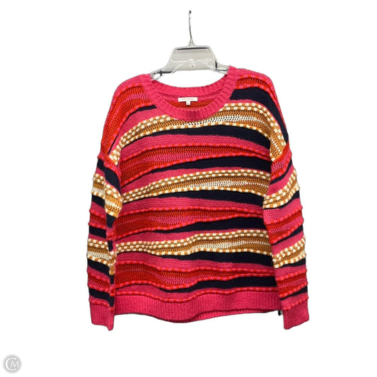 Sweater By Skies Are Blue In Pink, Size: L