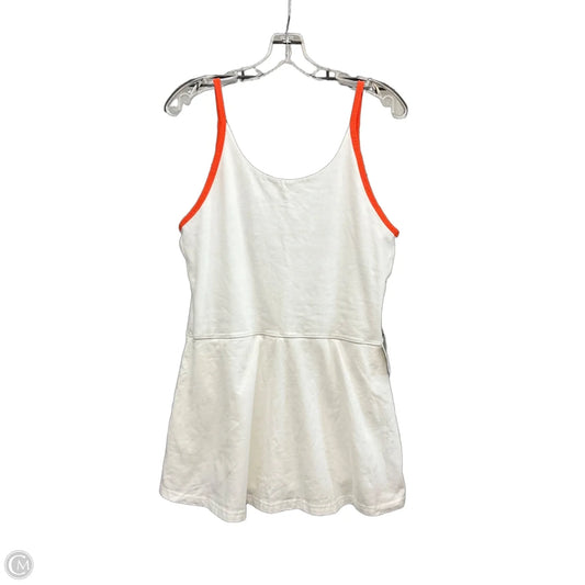 Athletic Dress By Free People In Orange & White, Size: L