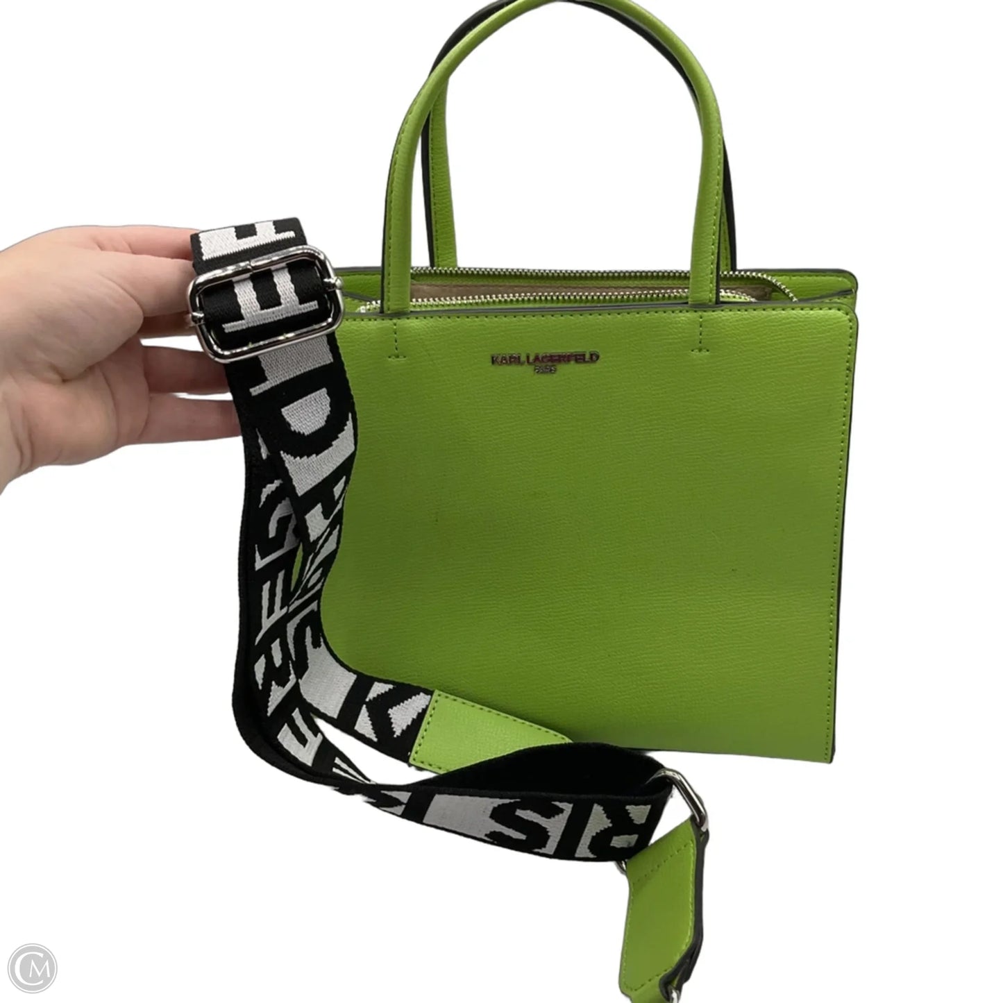Handbag Designer By Karl Lagerfeld, Size: Medium