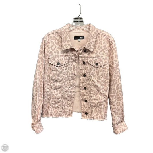 Jacket Denim By Kut In Pink Denim, Size: M