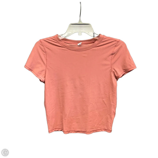 Athletic Top Short Sleeve By Old Navy In Pink, Size: S