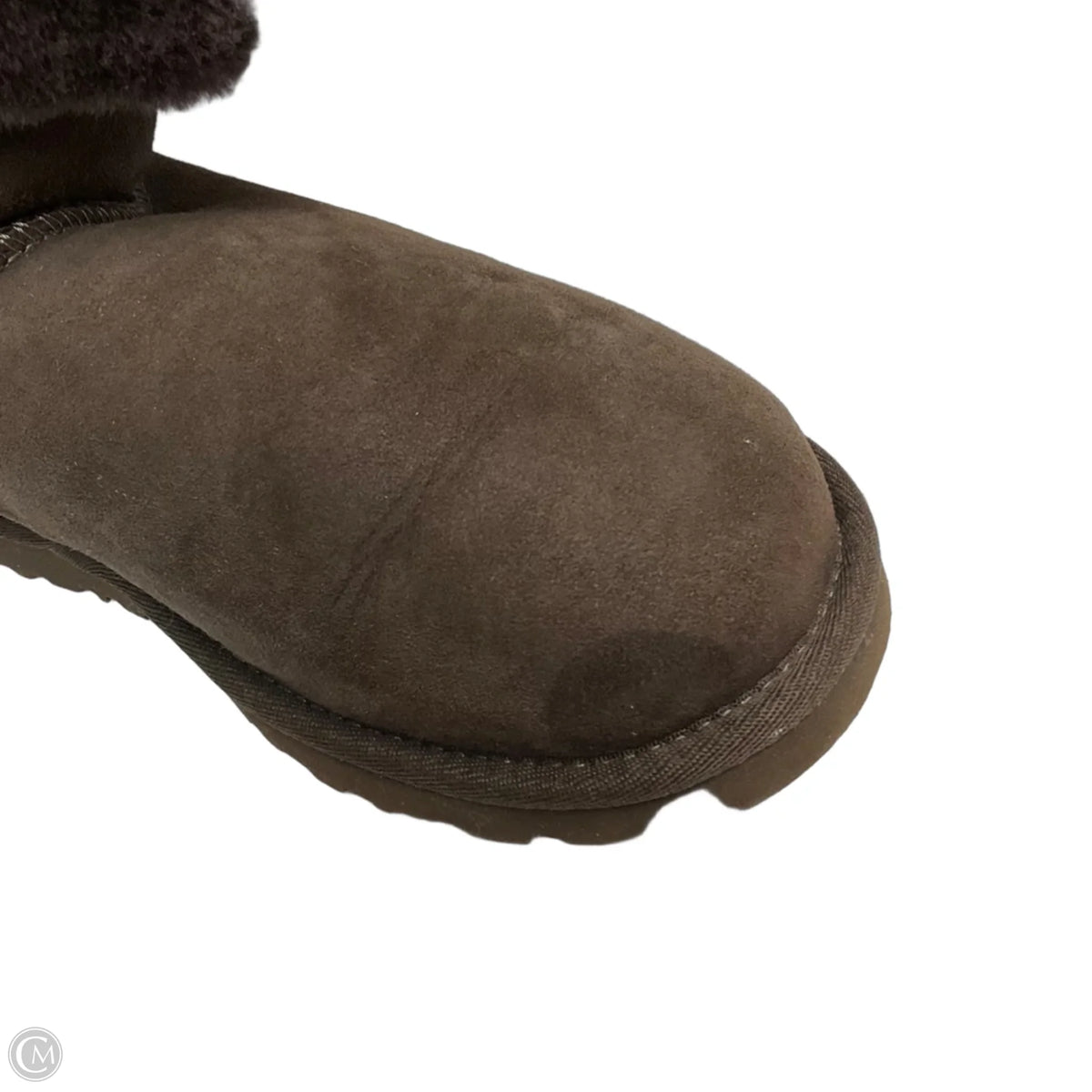 Boots Designer By Ugg In Brown, Size: 6