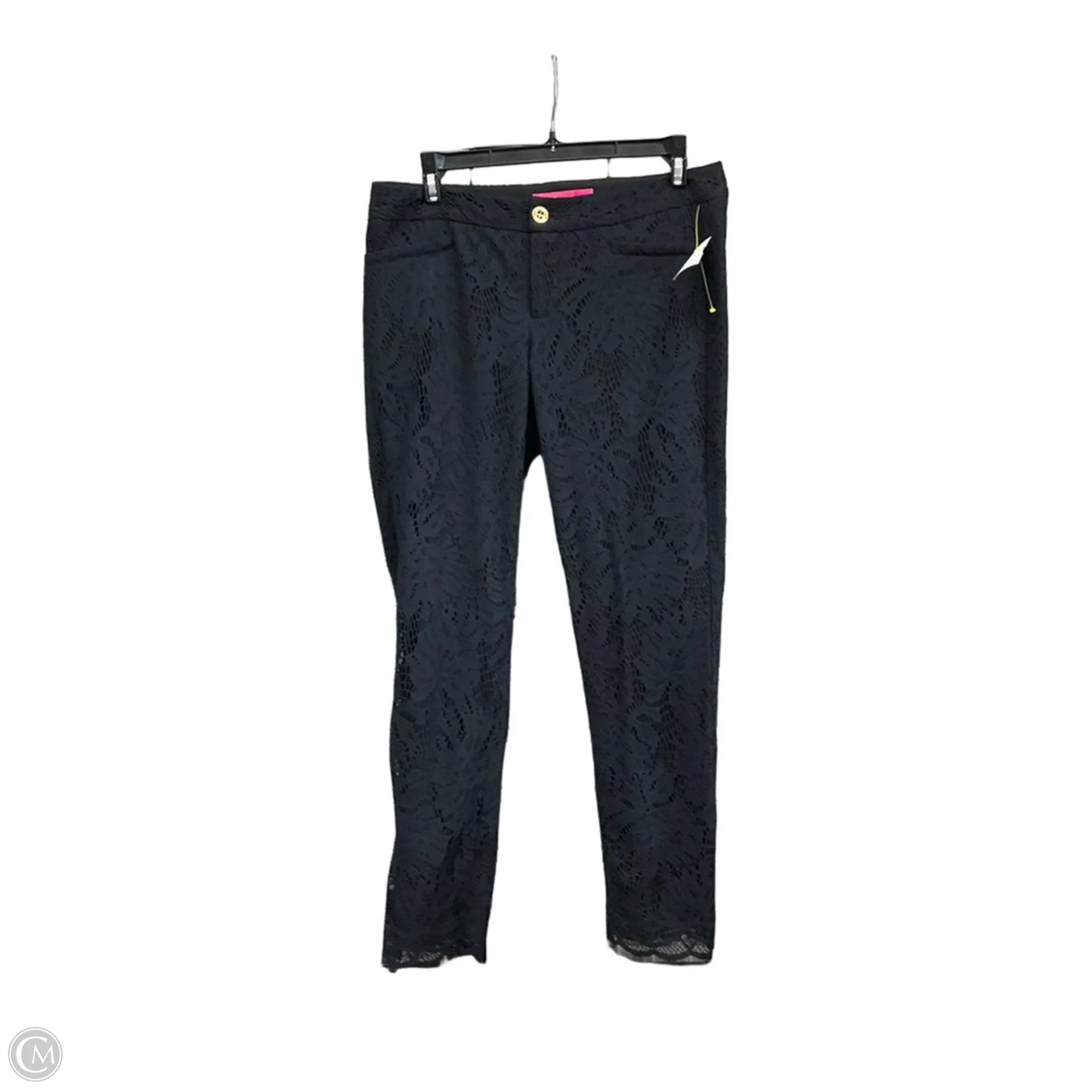Pants Designer By Lilly Pulitzer In Black, Size: 4