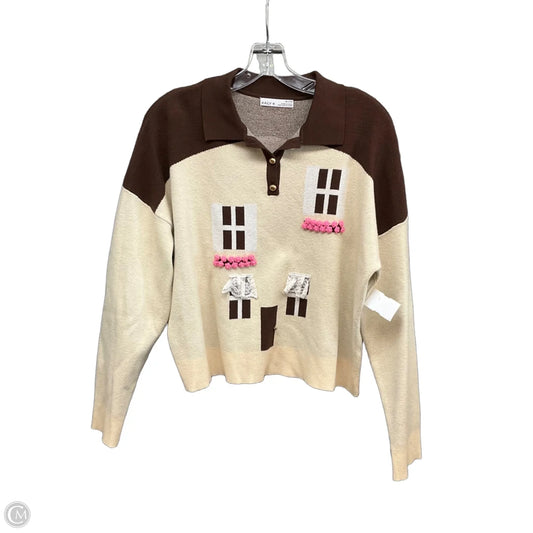Sweater By Clothes Mentor In Brown, Size: Xl