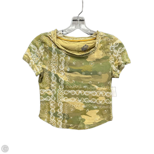Top Short Sleeve By Pilcro In Green, Size: Xxs