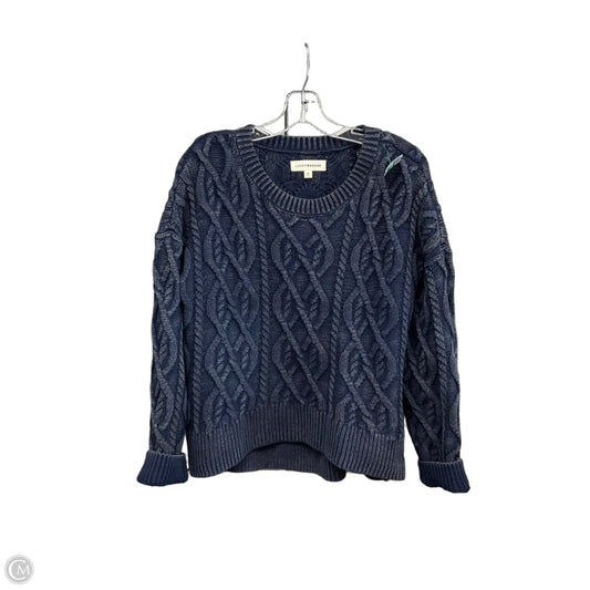 Sweater By Lucky Brand In Blue, Size: M
