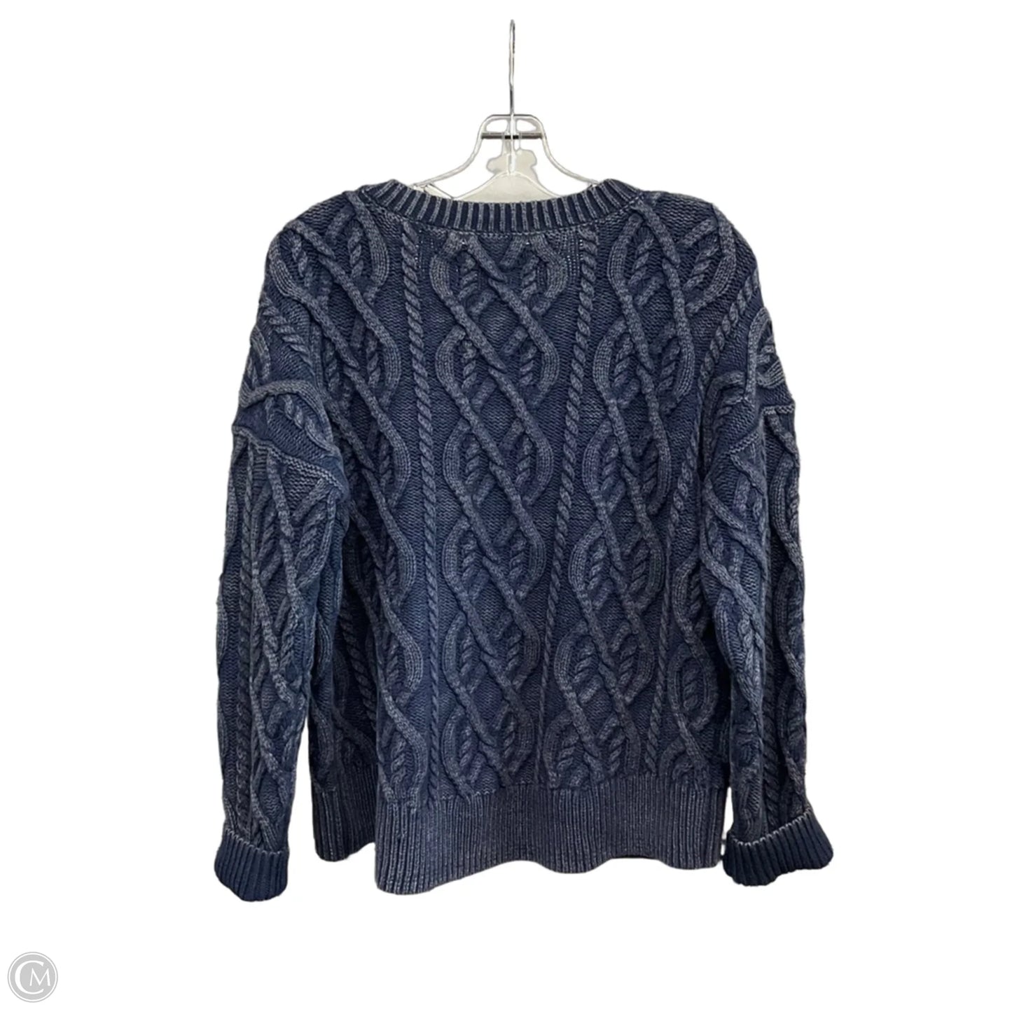 Sweater By Lucky Brand In Blue, Size: M