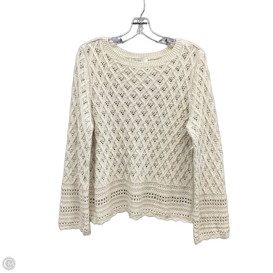 Sweater By Loft In Beige, Size: L
