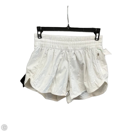Athletic Shorts By Lululemon In White, Size: 6