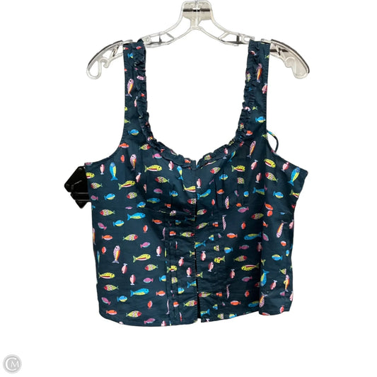 Top Sleeveless By Free People In Navy, Size: Xl