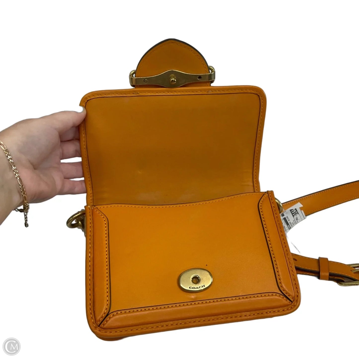 Crossbody Designer By Coach, Size: Small