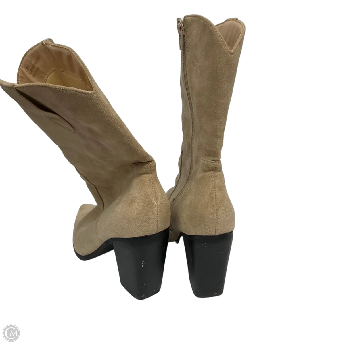 Boots Western By Lulus In Beige, Size: 10