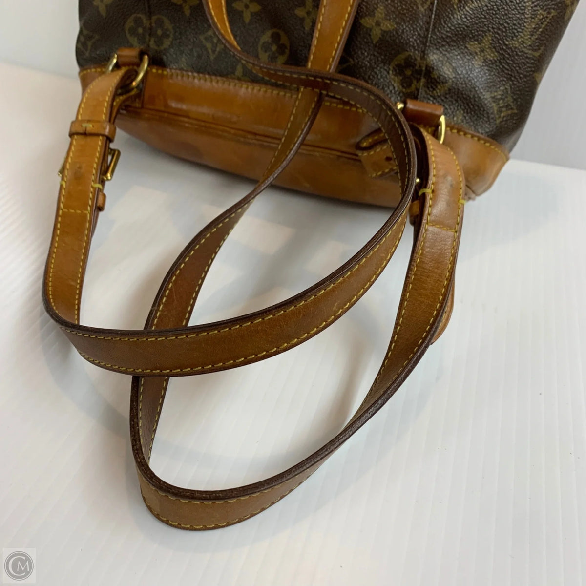 Backpack Luxury Designer By Louis Vuitton, Size: Medium