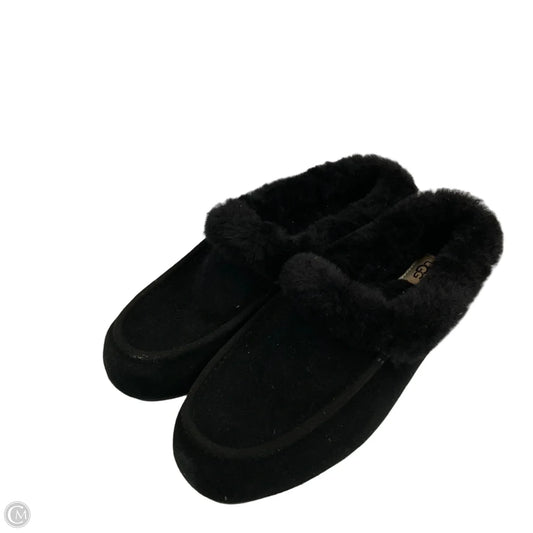 Slippers Designer By Ugg In Black, Size: 8
