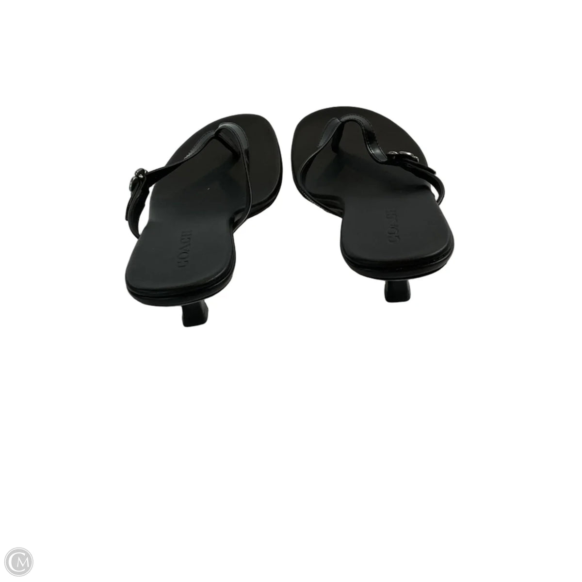 Sandals Designer By Coach In Black, Size: 9.5