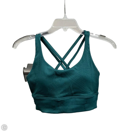 Athletic Bra By Lululemon In Green, Size: 6