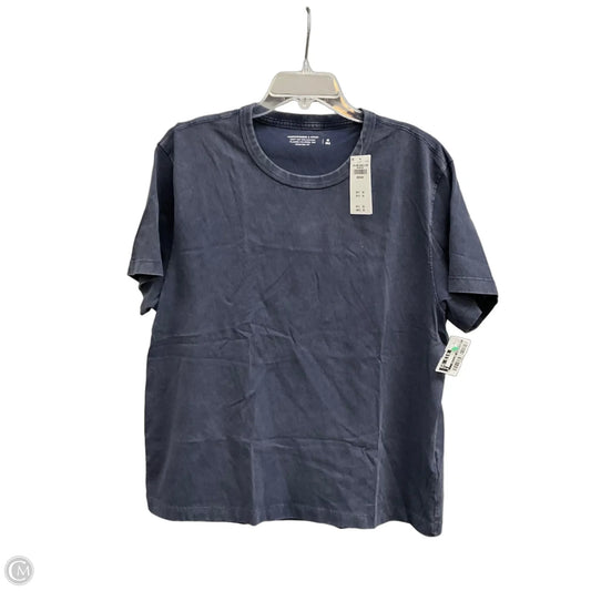 Top Short Sleeve Basic By Abercrombie And Fitch In Blue, Size: M