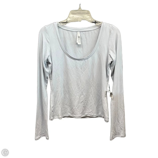 Top Long Sleeve Basic By Skims In Blue, Size: M