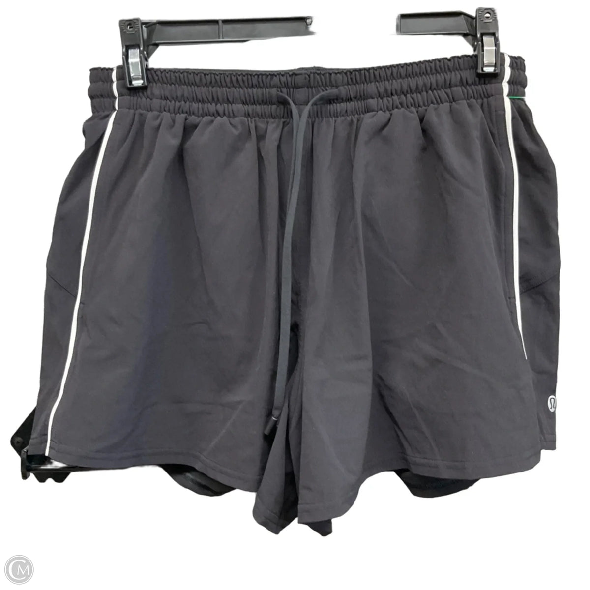 Athletic Shorts By Lululemon In Black & White, Size: 6