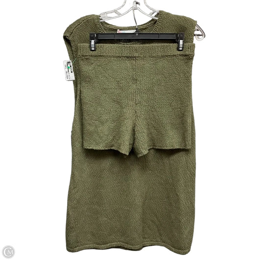 Sweater 2pc By Free People In Green, Size: S