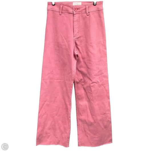 Pants Wide Leg By The Native One In Pink Denim, Size: S