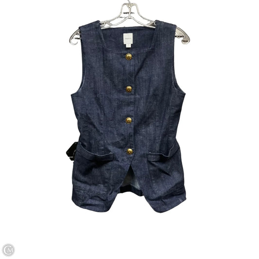 Vest Other By Maeve In Blue Denim, Size: S