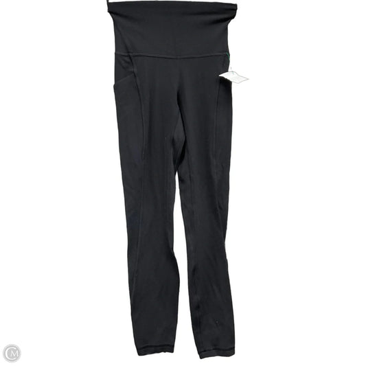Athletic Leggings By Lululemon In Black, Size: 0