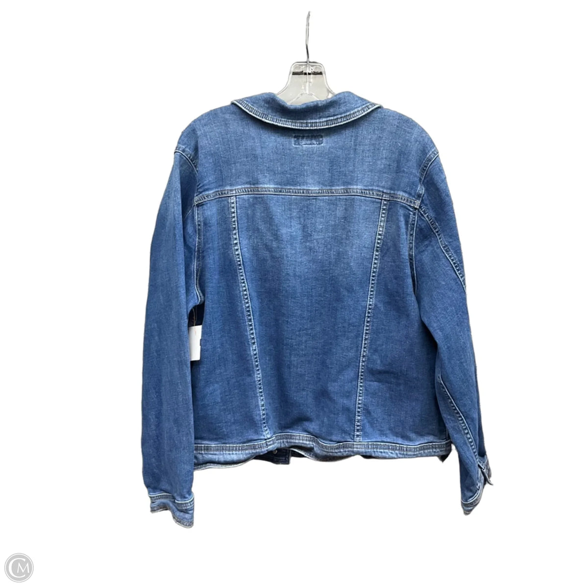 Jacket Denim By Ava & Viv In Blue Denim, Size: 2x