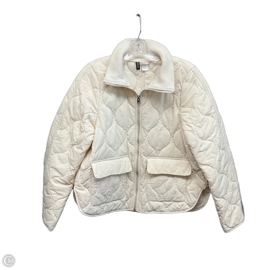 Jacket Puffer & Quilted By Divided In Cream, Size: Xs