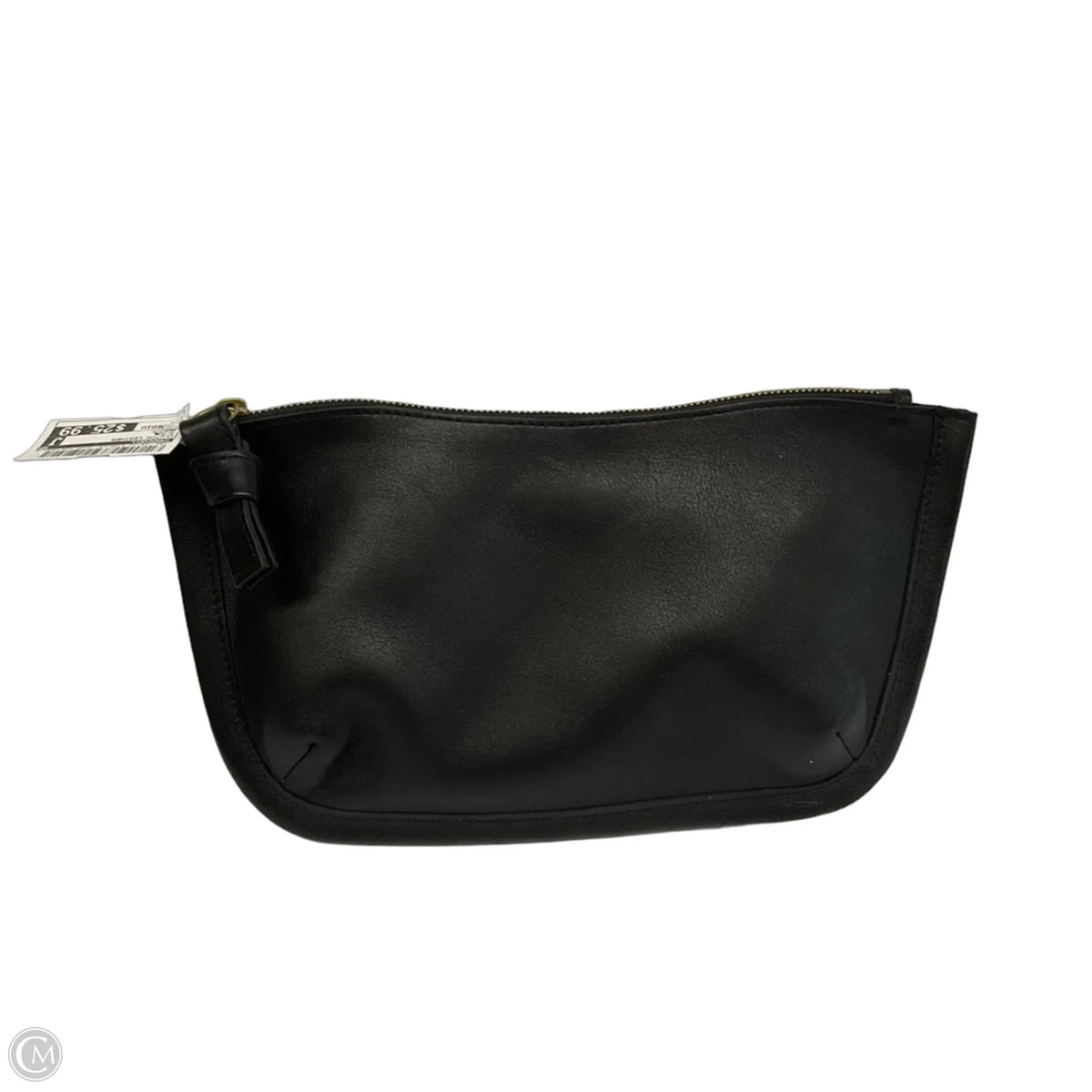 Clutch Leather By Madewell, Size: Medium