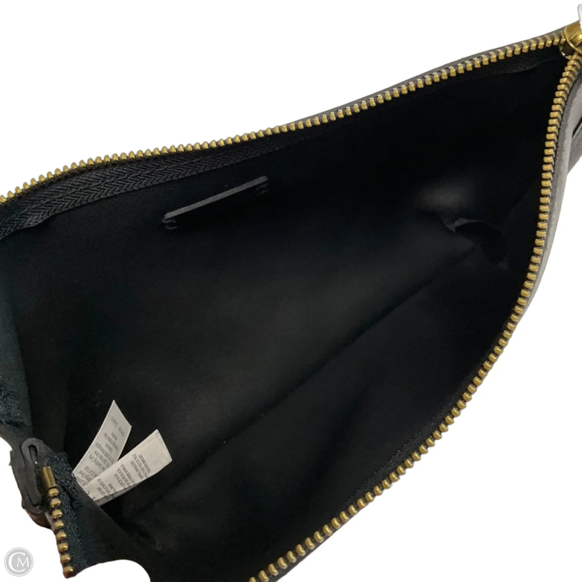 Clutch Leather By Madewell, Size: Medium
