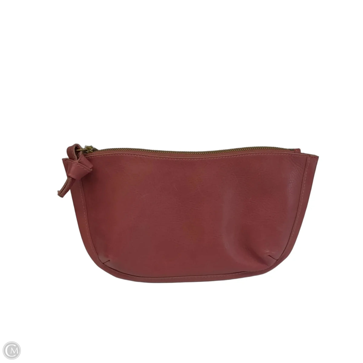 Clutch Leather By Madewell, Size: Medium