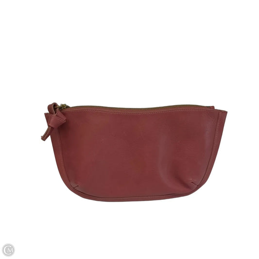 Clutch Leather By Madewell, Size: Medium