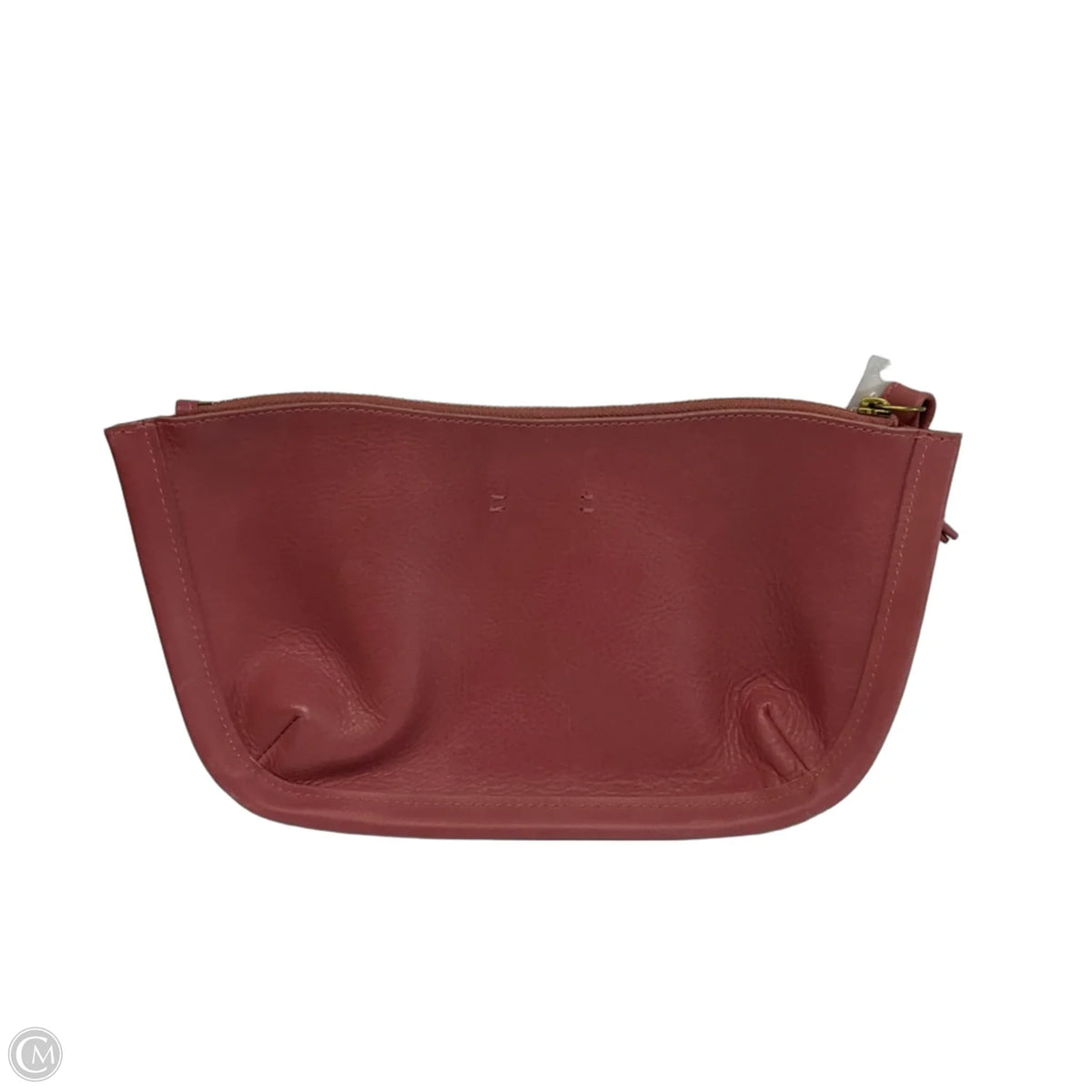Clutch Leather By Madewell, Size: Medium