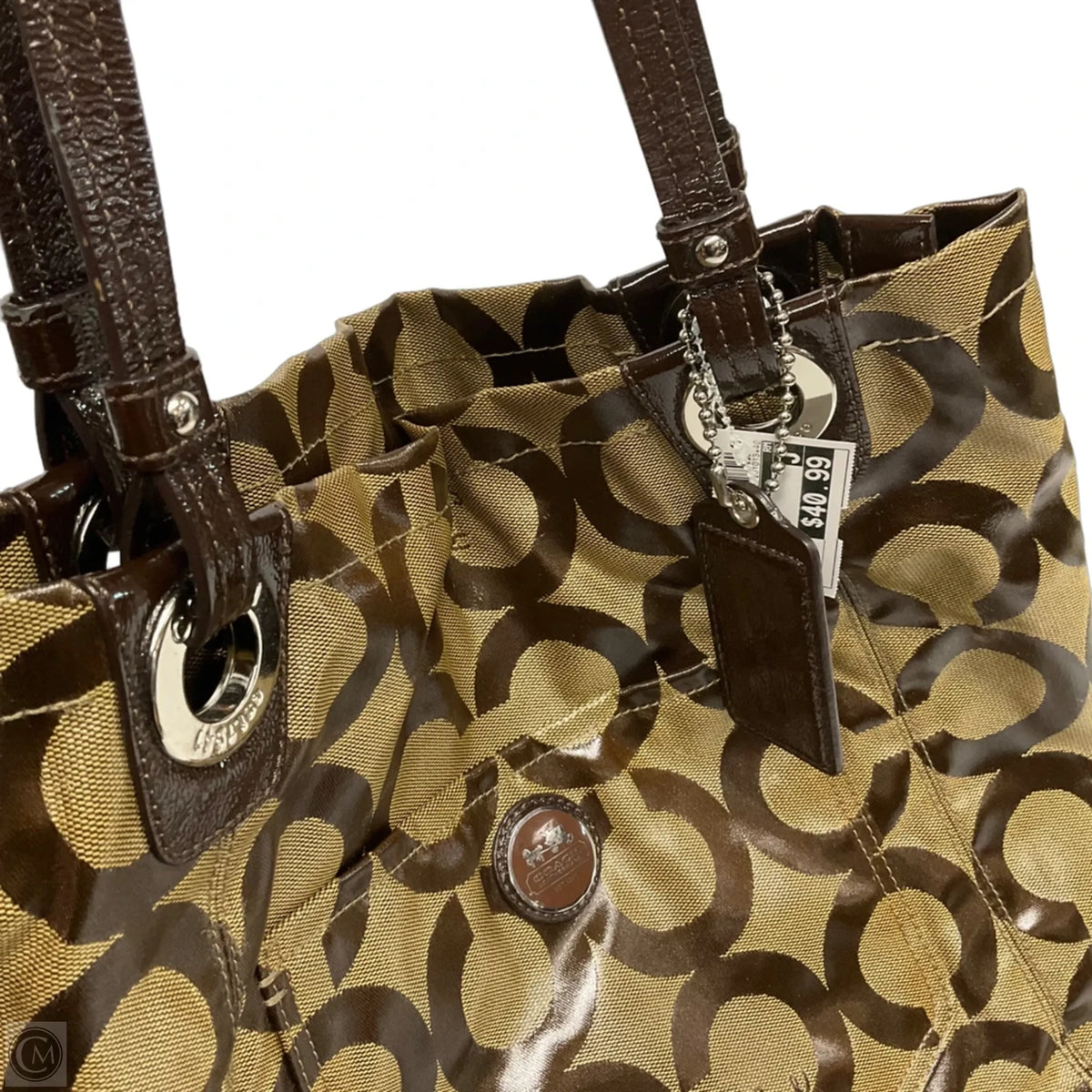 Handbag Designer By Coach, Size: Medium