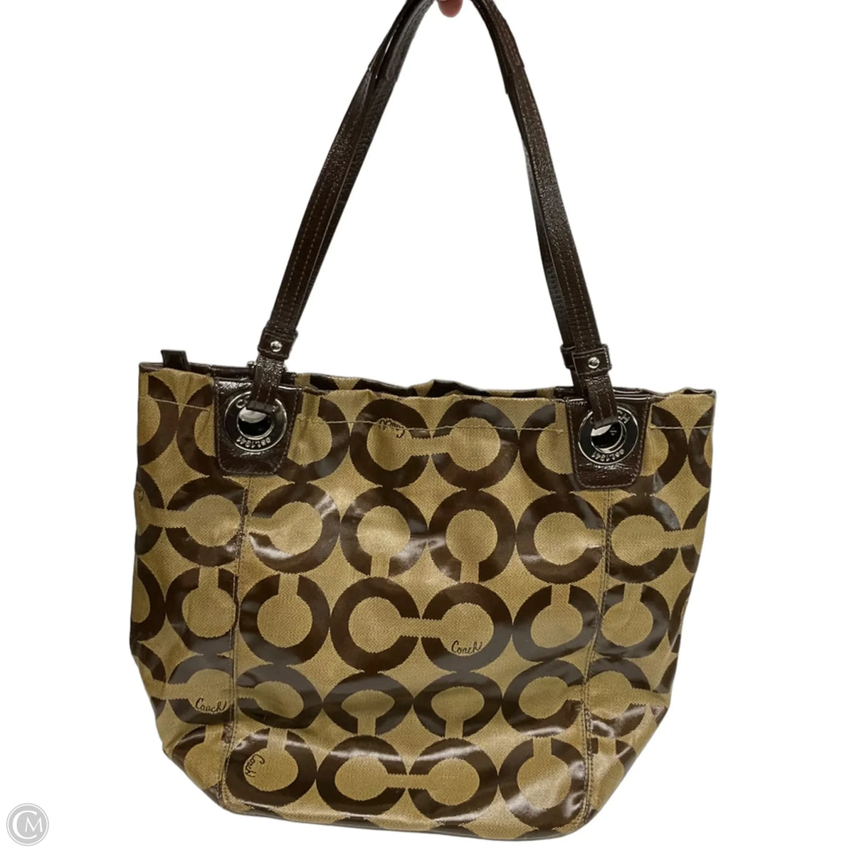 Handbag Designer By Coach, Size: Medium