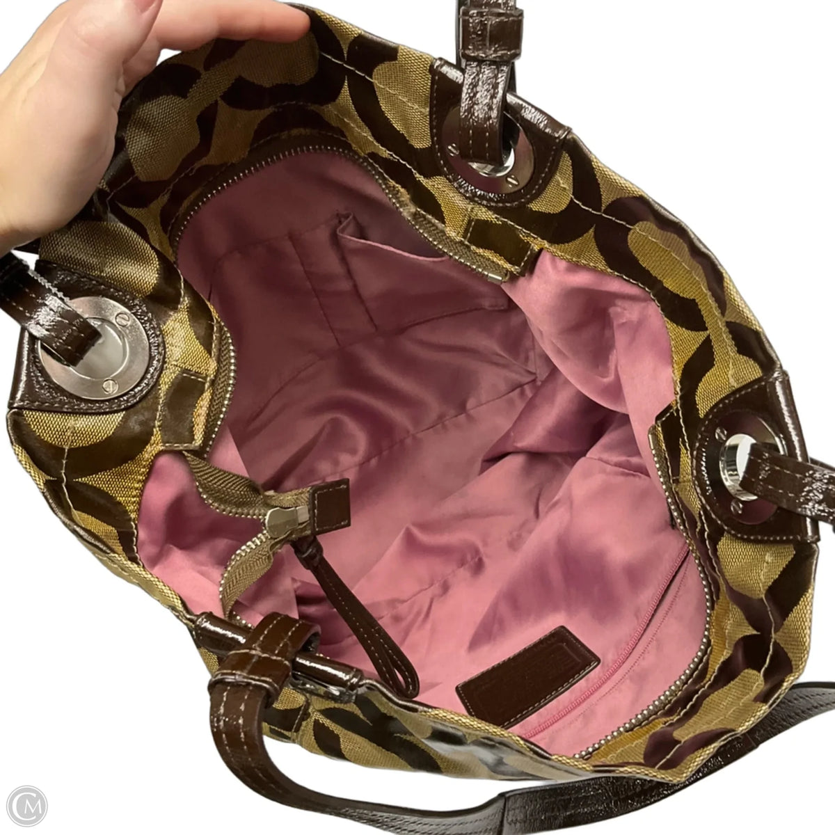 Handbag Designer By Coach, Size: Medium