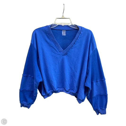 Top Long Sleeve By As Revival In Blue, Size: L