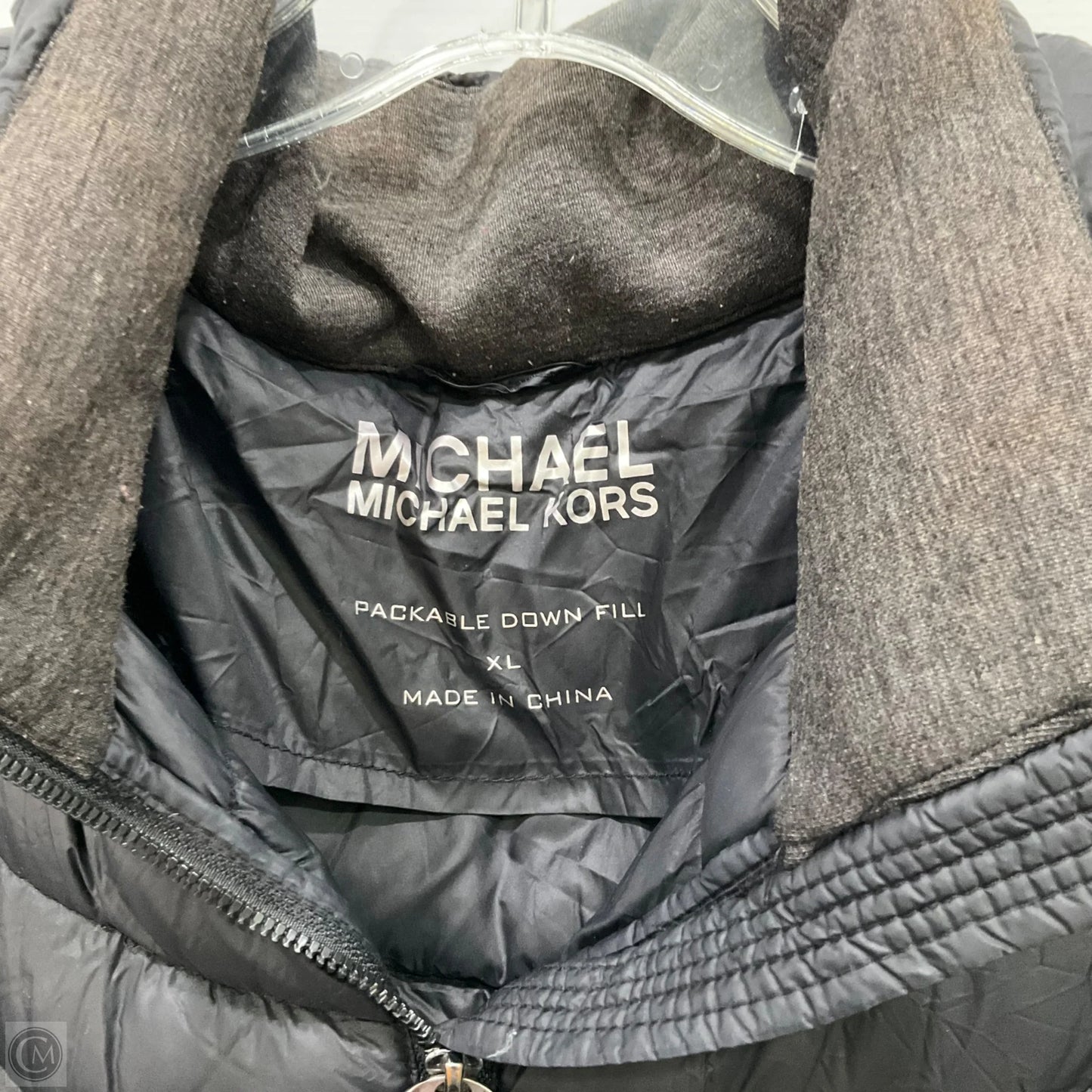 Jacket Puffer & Quilted By Michael By Michael Kors In Black, Size: Xl