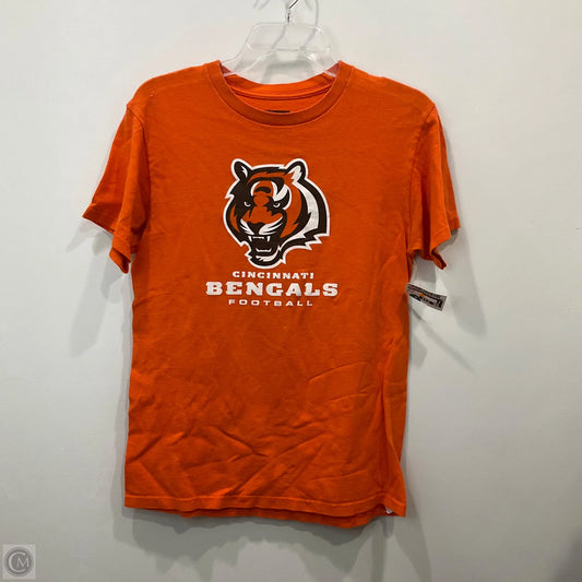Top Short Sleeve By Nfl In Orange, Size: S