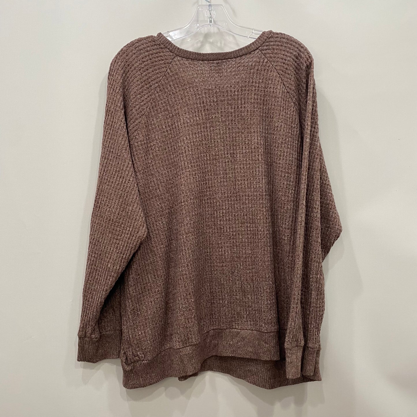 Top Long Sleeve By Torrid In Mauve, Size: 3x