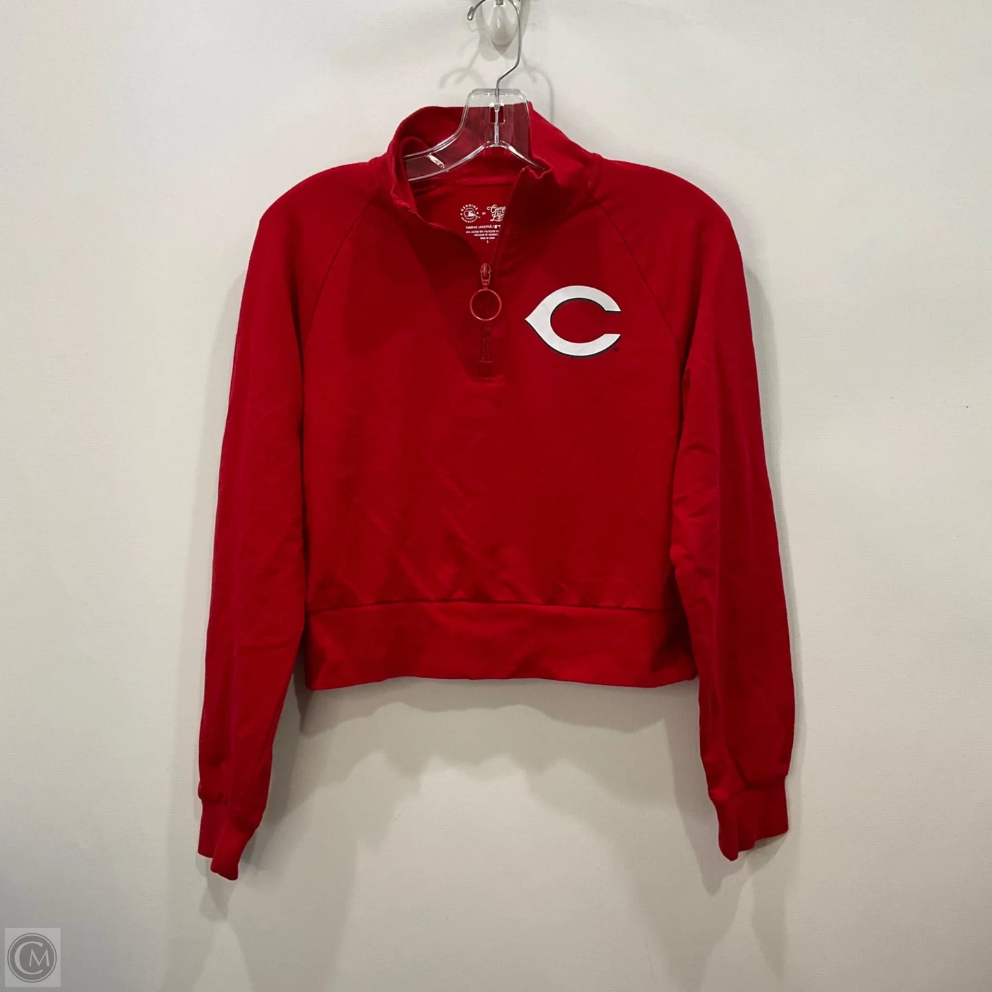 Top Long Sleeve By MLB In Red, Size: S