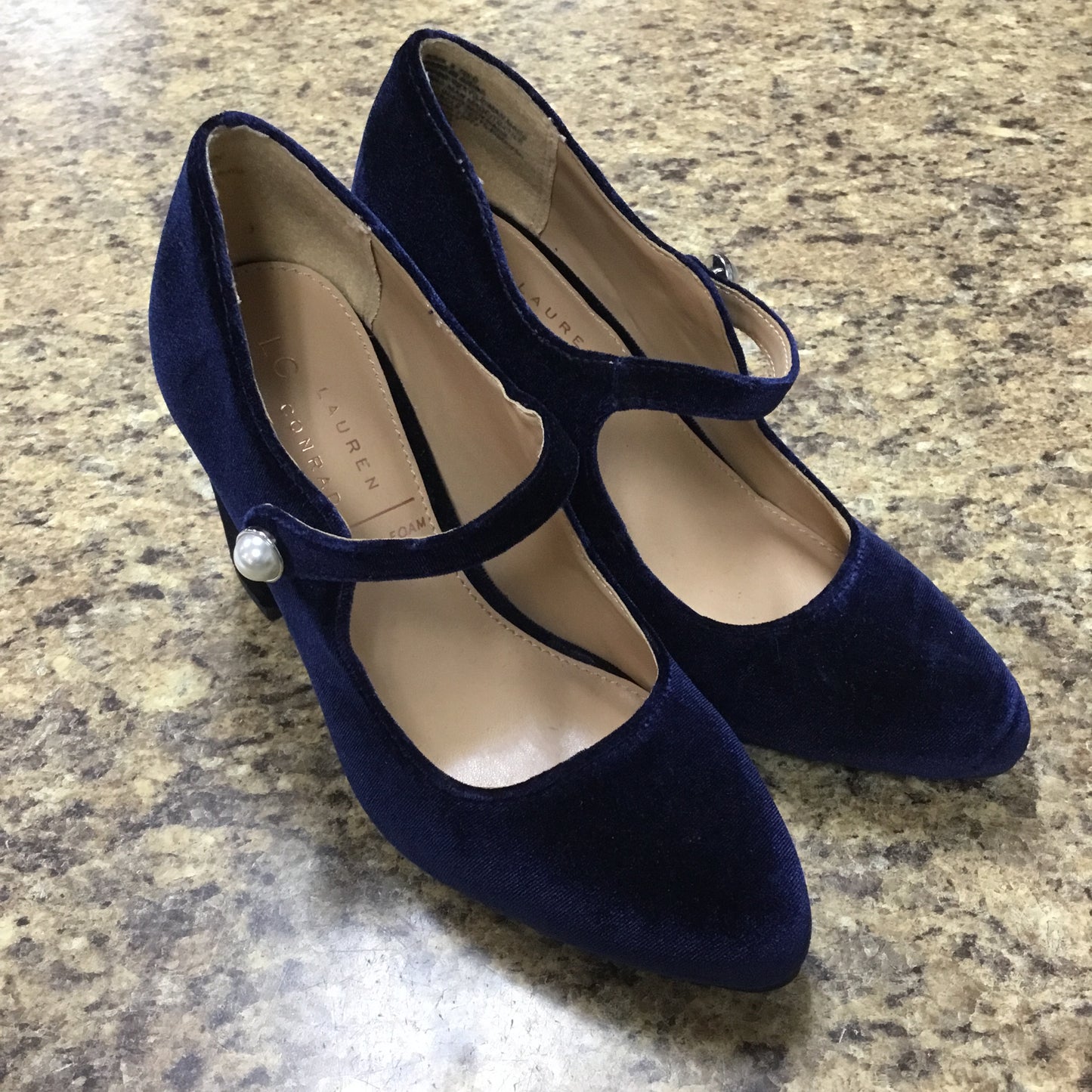 Shoes Heels Block By Lc Lauren Conrad In Blue, Size: 6